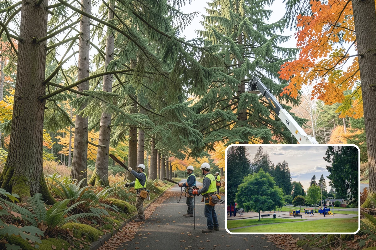 Dynamic cabling installation in Bonney Lake, Pierce County, WA - Reduces the risk of limb or stem failure
