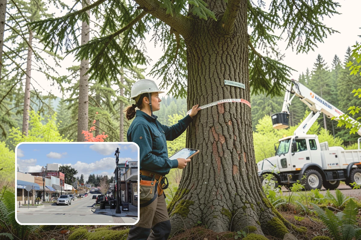 Dynamic cabling installation in Bothell, King County, WA - Reduces the risk of limb or stem failure
