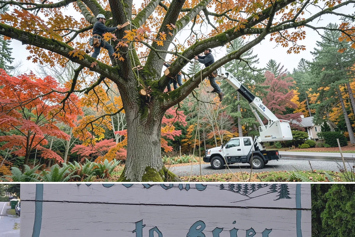 Dynamic cabling installation in Brier, Snohomish County, WA - Work should follow recognized arboricultural standards matched to current site conditions rather than a fixed season.