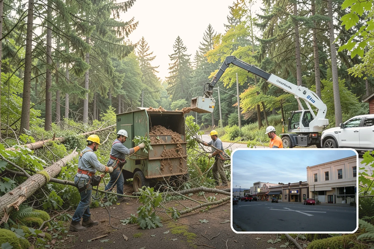 Dynamic cabling installation in Burlington, Skagit County, WA - Reduces the risk of limb or stem failure