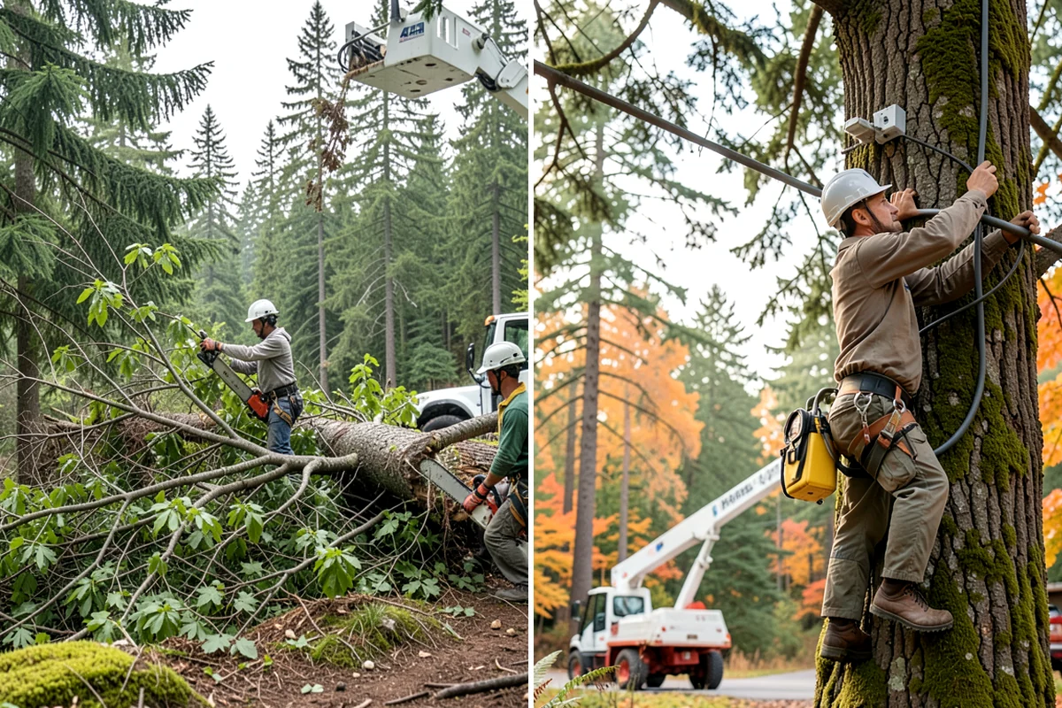 Dynamic cabling installation in Clyde Hill, King County, WA - Assess structural defects and load paths