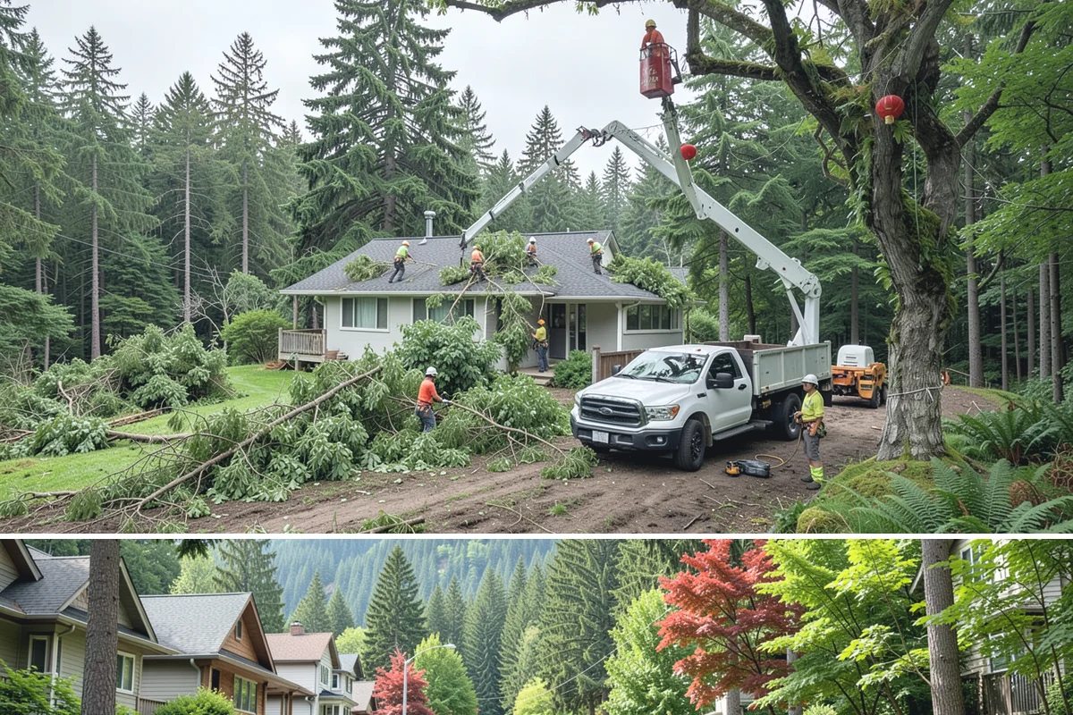 Dynamic cabling installation in Darrington, Snohomish County, WA - Work should follow recognized arboricultural standards matched to current site conditions rather than a fixed season.
