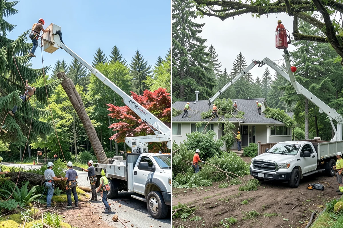 Dynamic cabling installation in DuPont, Pierce County, WA - Assess structural defects and load paths
