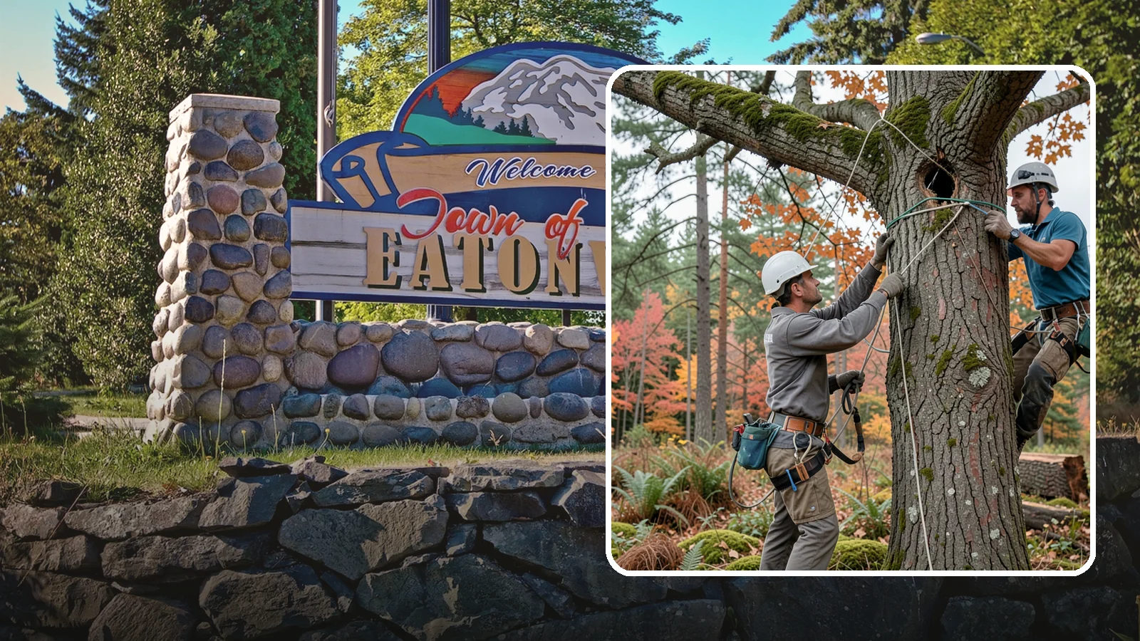 Dynamic cabling installation in Eatonville, Pierce County, WA - The installation of flexible support systems that allow natural movement.