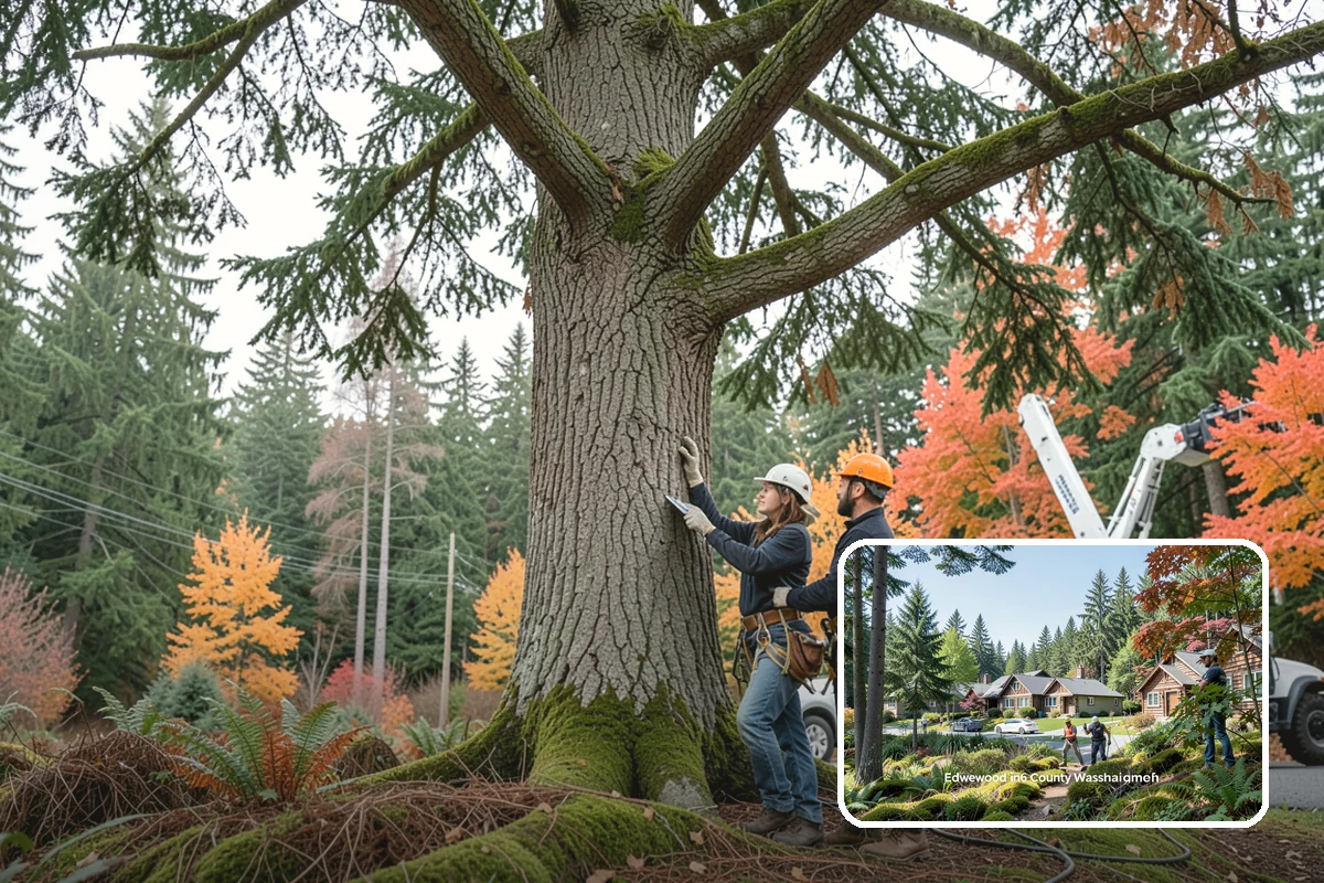 Dynamic cabling installation in Edgewood, Pierce County, WA - Reduces the risk of limb or stem failure