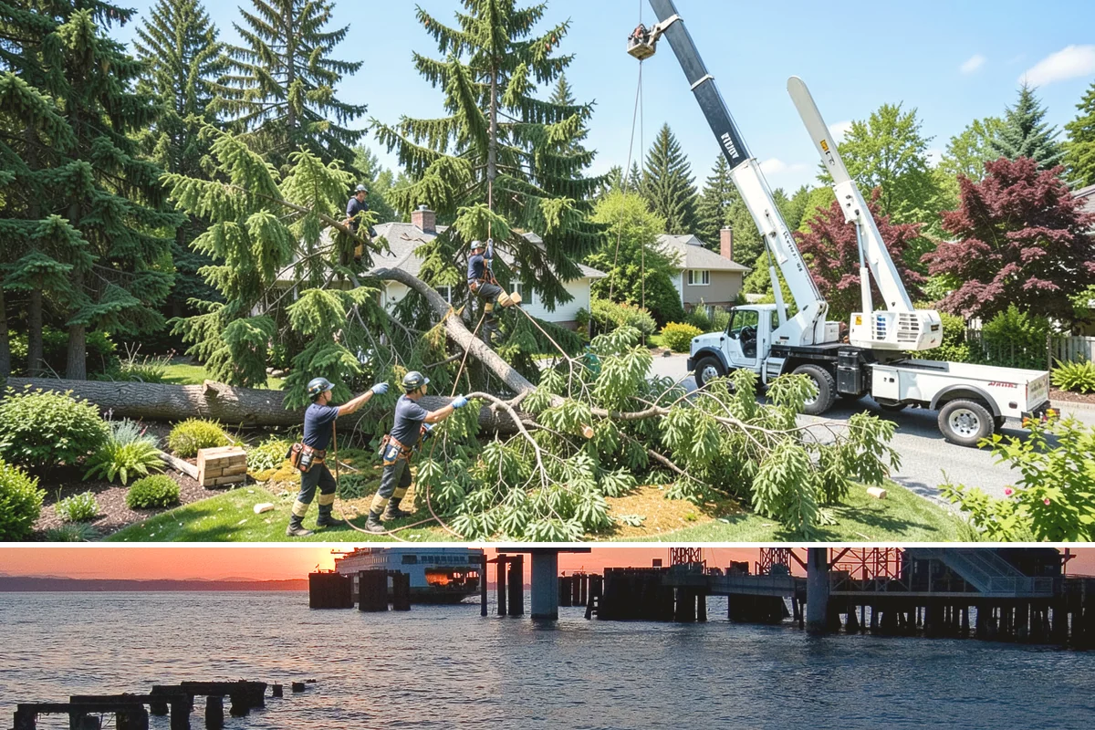 Dynamic cabling installation in Edmonds, Snohomish County, WA - Work should follow recognized arboricultural standards matched to current site conditions rather than a fixed season.
