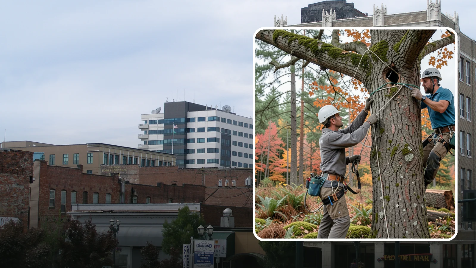 Dynamic cabling installation in Everett, Snohomish County, WA - The installation of flexible support systems that allow natural movement.