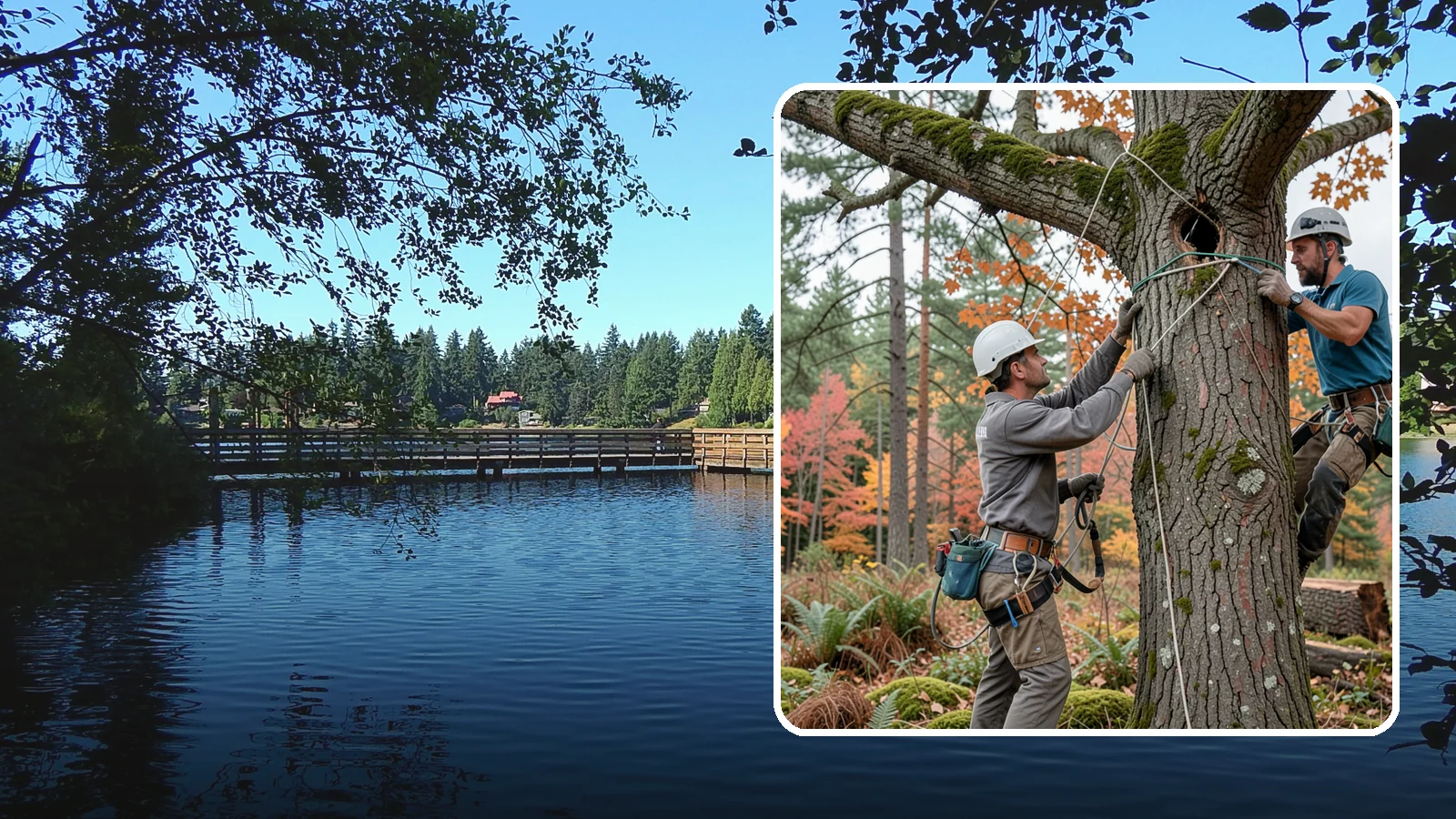 Dynamic cabling installation in Federal Way, King County, WA - The installation of flexible support systems that allow natural movement.