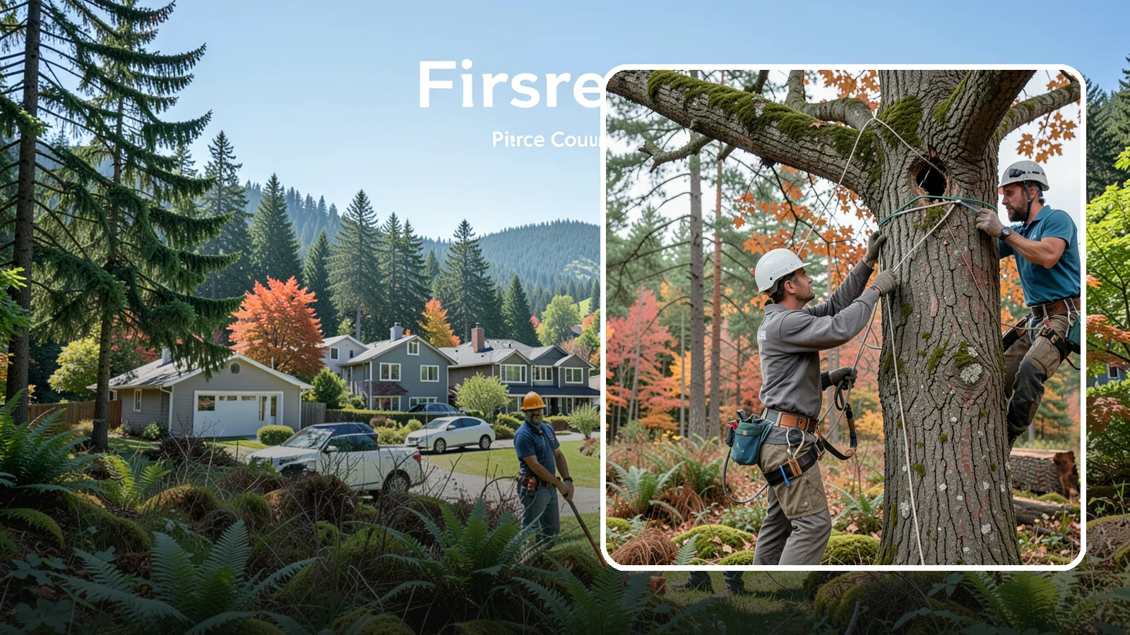 Dynamic cabling installation in Fircrest, Pierce County, WA - The installation of flexible support systems that allow natural movement.