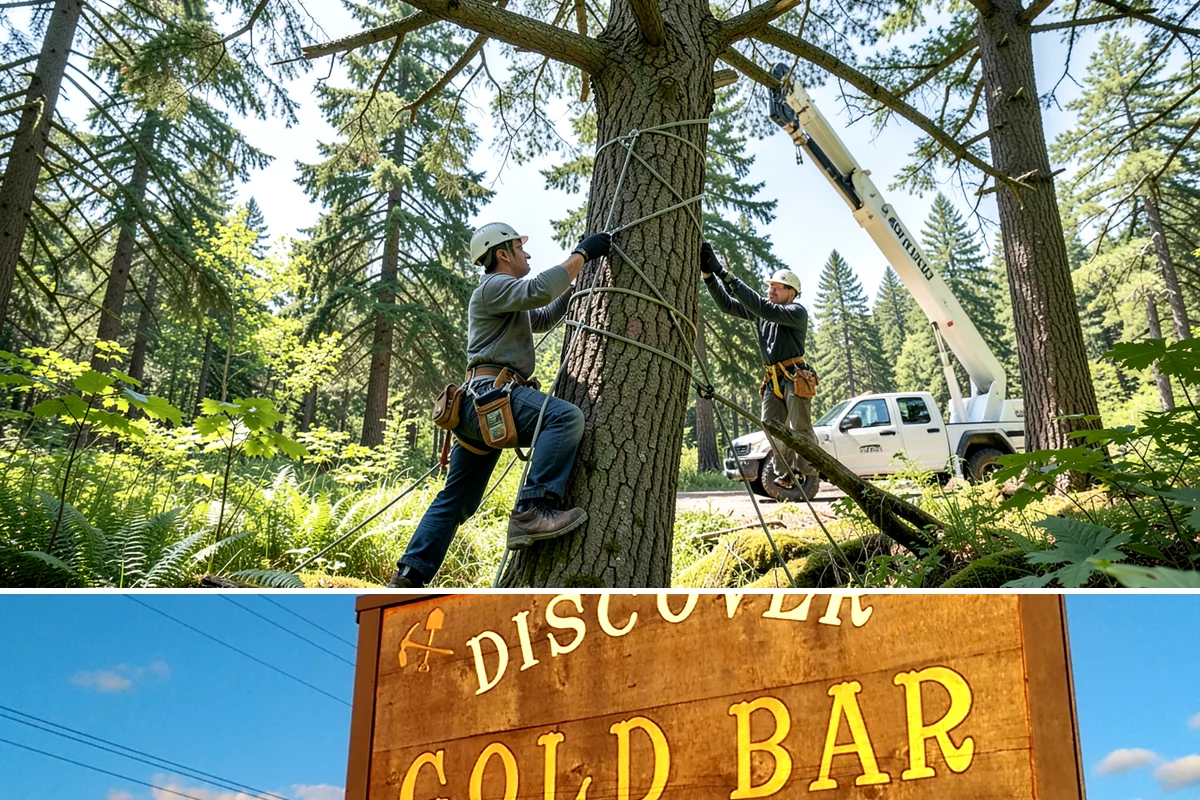 Dynamic cabling installation in Gold Bar, Snohomish County, WA - Work should follow recognized arboricultural standards matched to current site conditions rather than a fixed season.