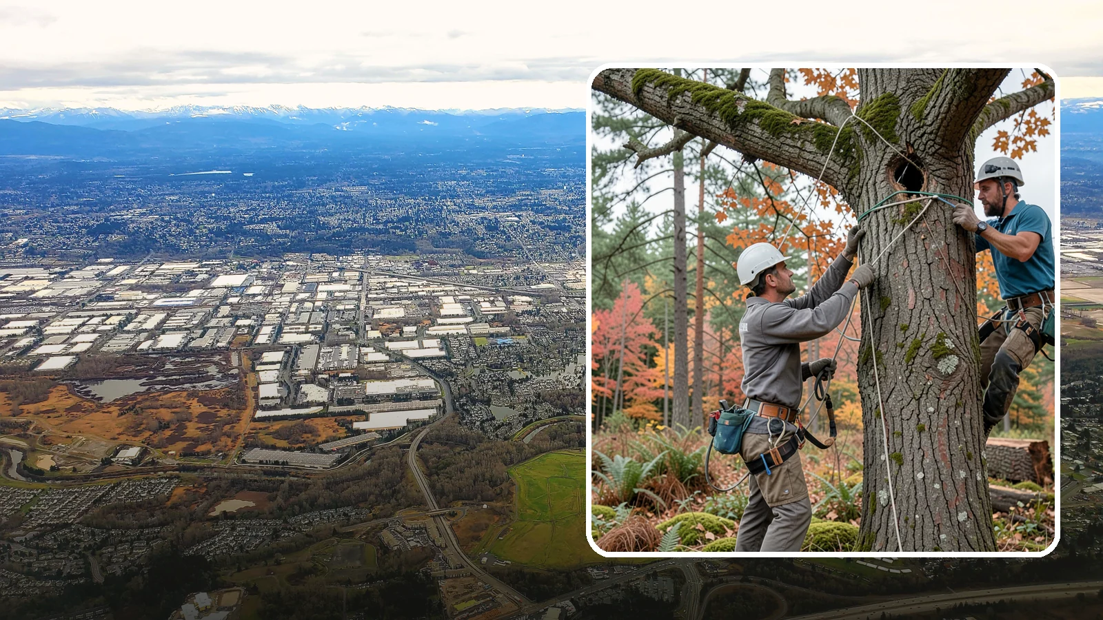 Dynamic cabling installation in Kent, King County, WA - The installation of flexible support systems that allow natural movement.