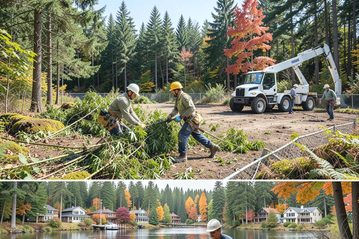 Dynamic cabling installation in La Conner, Skagit County, WA - Work should follow recognized arboricultural standards matched to current site conditions rather than a fixed season.