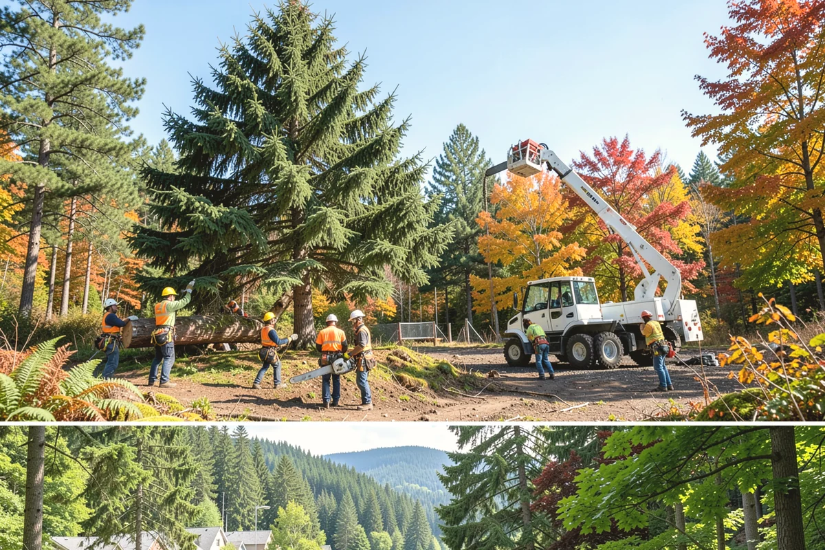 Dynamic cabling installation in Lake Forest Park, King County, WA - Work should follow recognized arboricultural standards matched to current site conditions rather than a fixed season.