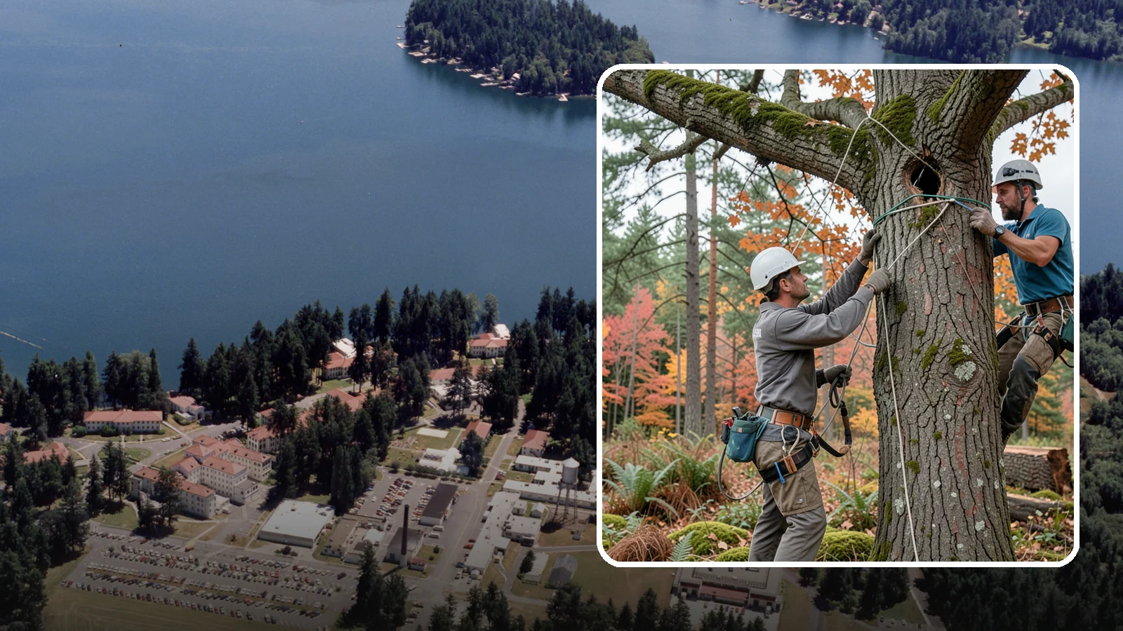 Dynamic cabling installation in Lakewood, Pierce County, WA - The installation of flexible support systems that allow natural movement.