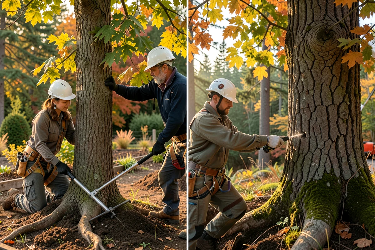 Dynamic cabling installation in Lyman, Skagit County, WA - Assess structural defects and load paths