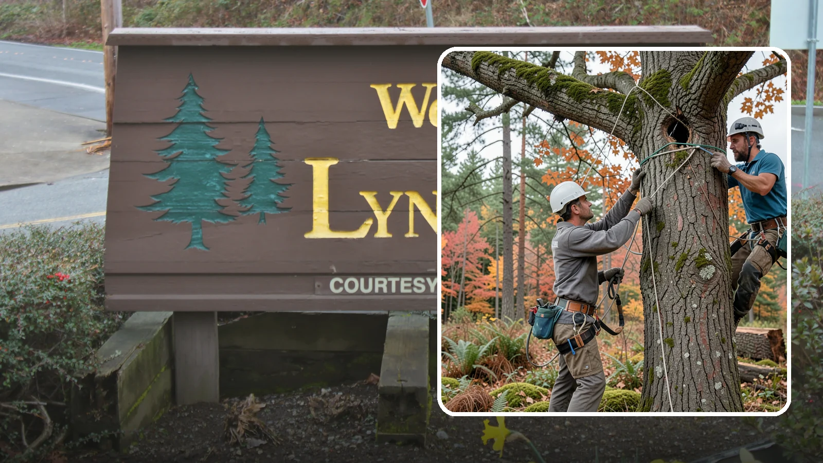 Dynamic cabling installation in Lynnwood, Snohomish County, WA - The installation of flexible support systems that allow natural movement.