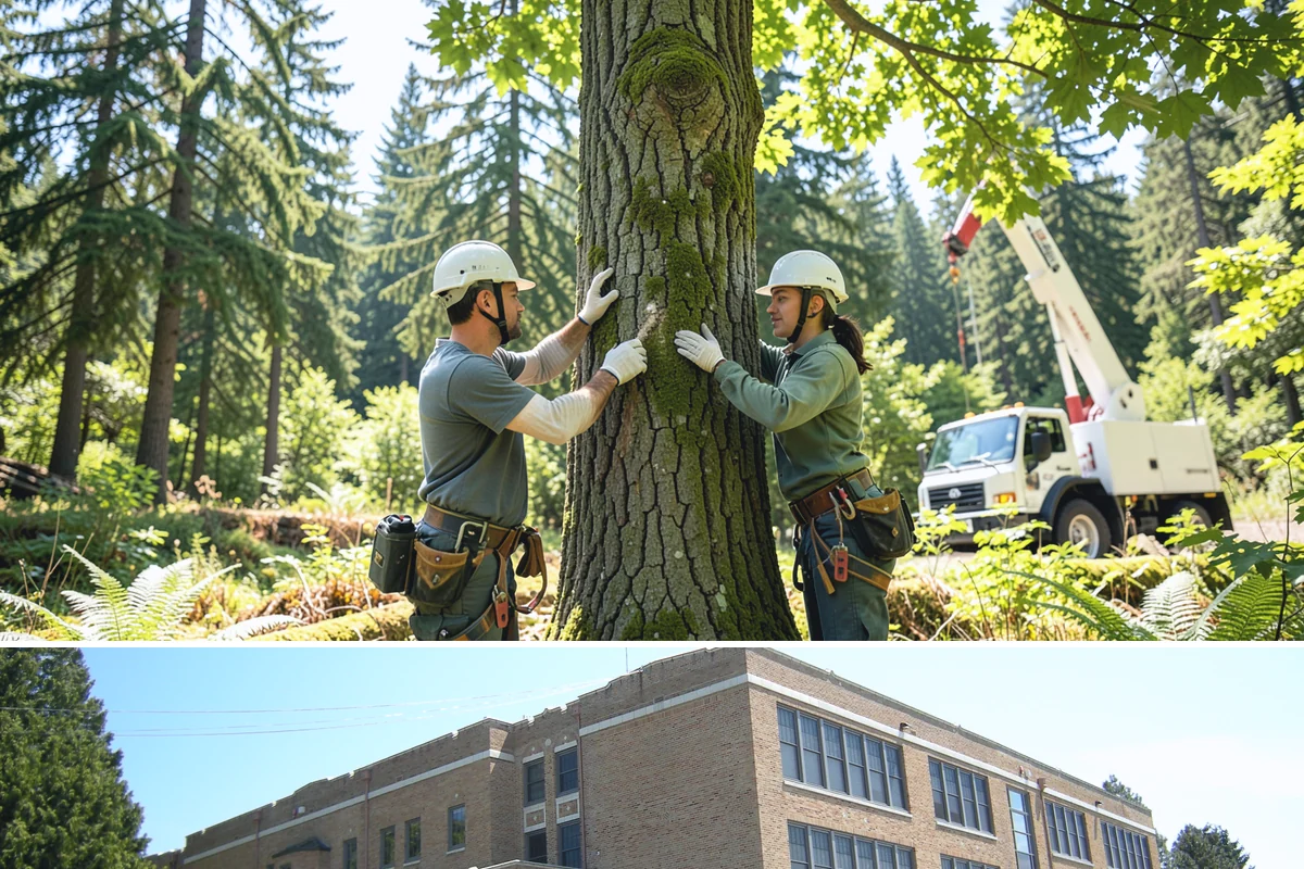 Dynamic cabling installation in Maple Valley, King County, WA - Work should follow recognized arboricultural standards matched to current site conditions rather than a fixed season.