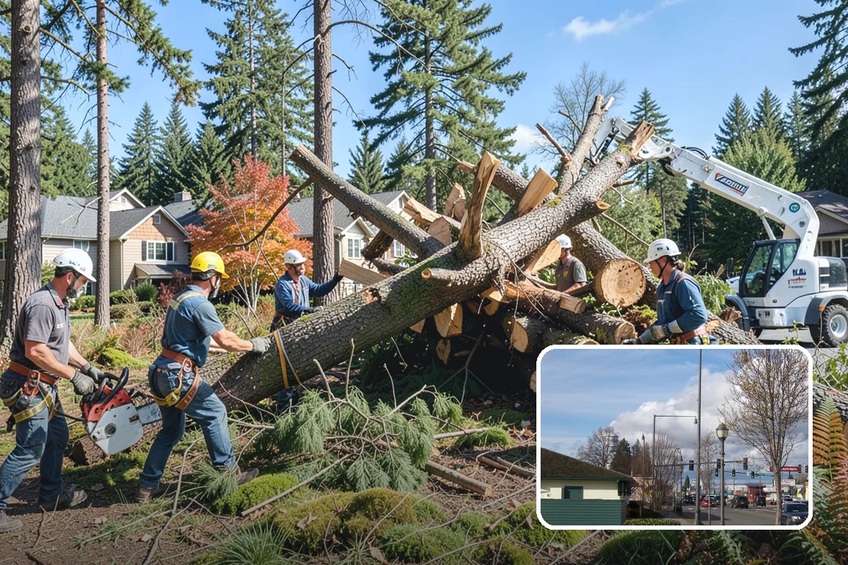 Dynamic cabling installation in Marysville, Snohomish County, WA - Reduces the risk of limb or stem failure