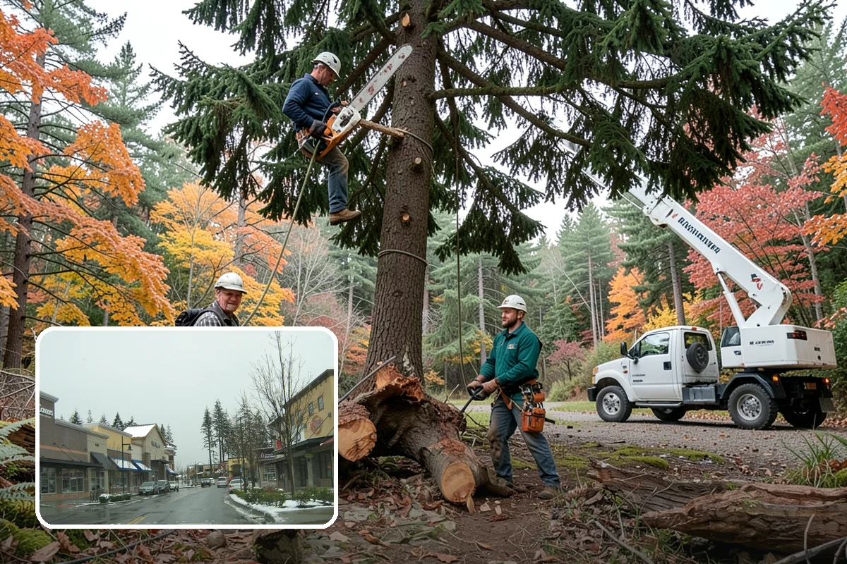 Dynamic cabling installation in Mill Creek, Snohomish County, WA - Reduces the risk of limb or stem failure