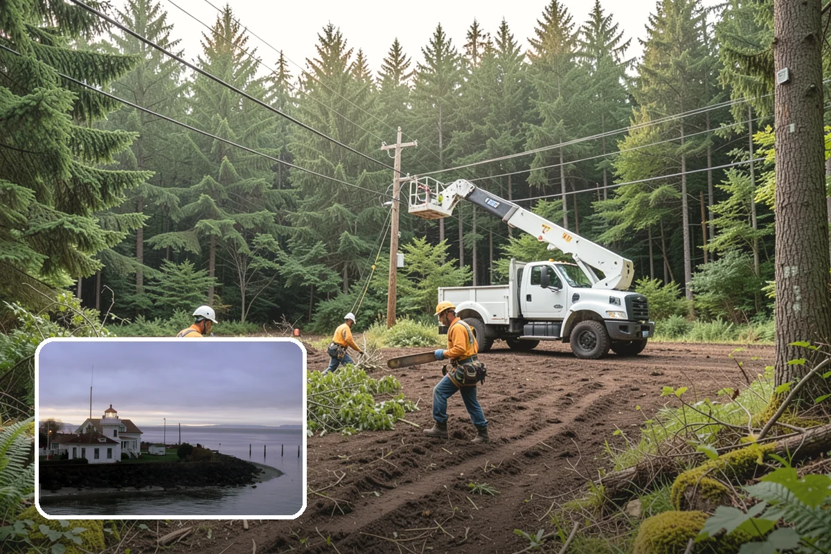 Dynamic cabling installation in Mukilteo, Snohomish County, WA - Reduces the risk of limb or stem failure