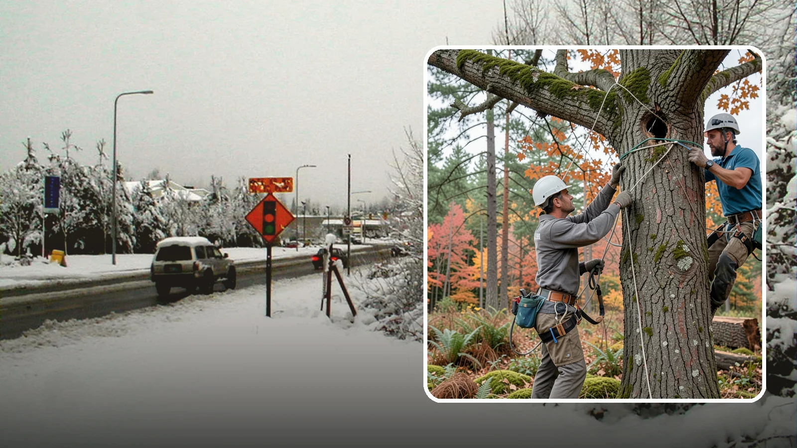 Dynamic cabling installation in Newcastle, King County, WA - The installation of flexible support systems that allow natural movement.