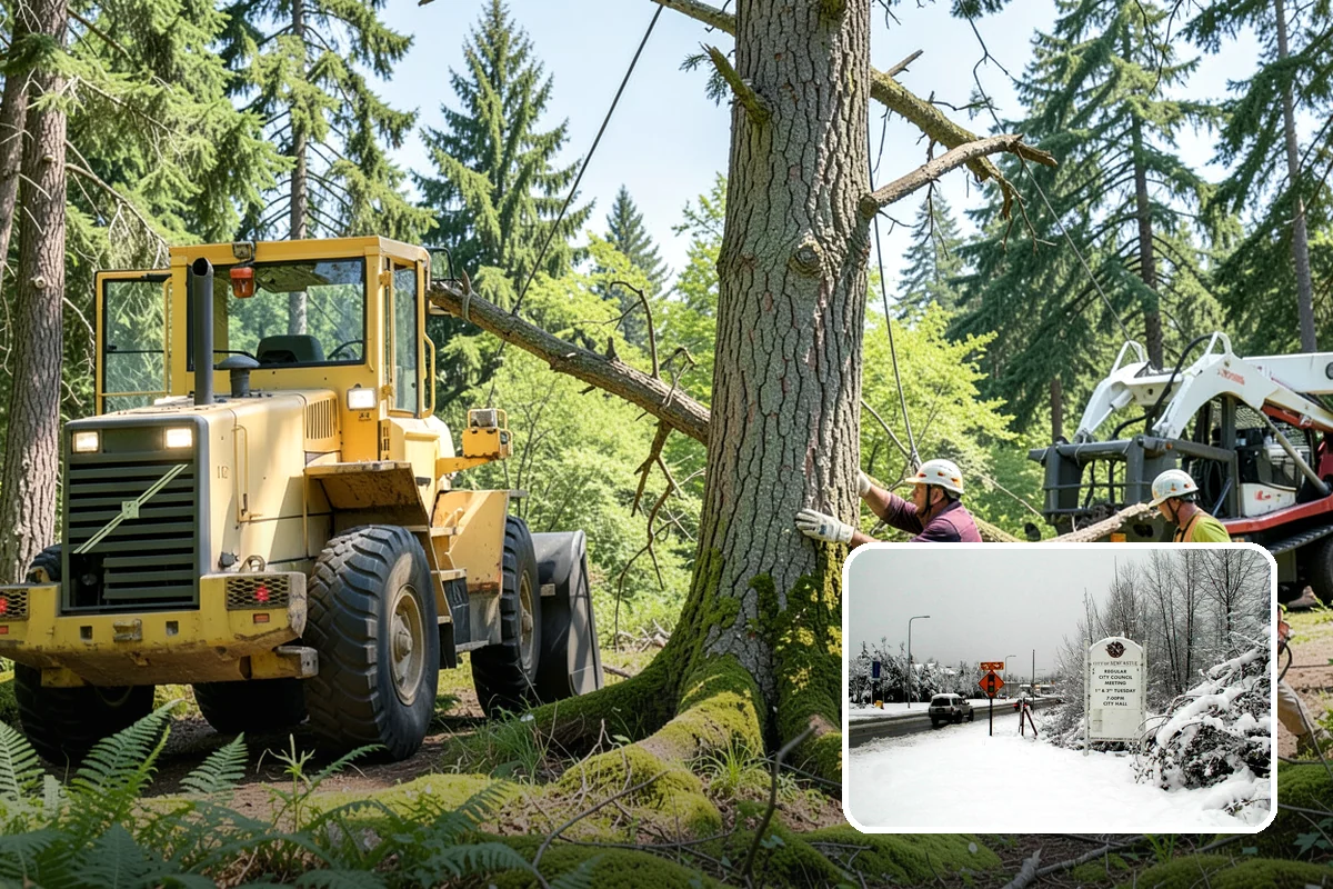 Dynamic cabling installation in Newcastle, King County, WA - Reduces the risk of limb or stem failure