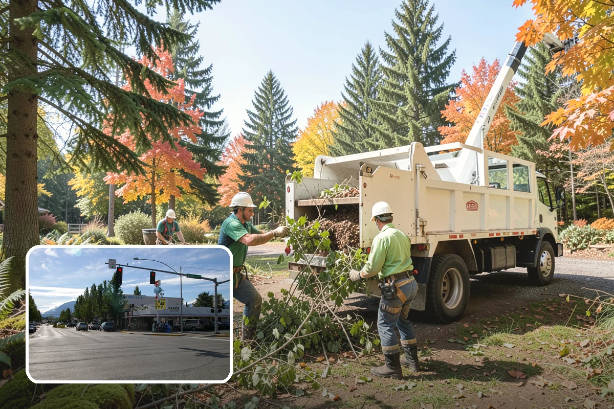 Dynamic cabling installation in North Bend, King County, WA - Reduces the risk of limb or stem failure