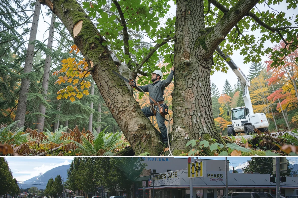 Dynamic cabling installation in North Bend, King County, WA - Work should follow recognized arboricultural standards matched to current site conditions rather than a fixed season.