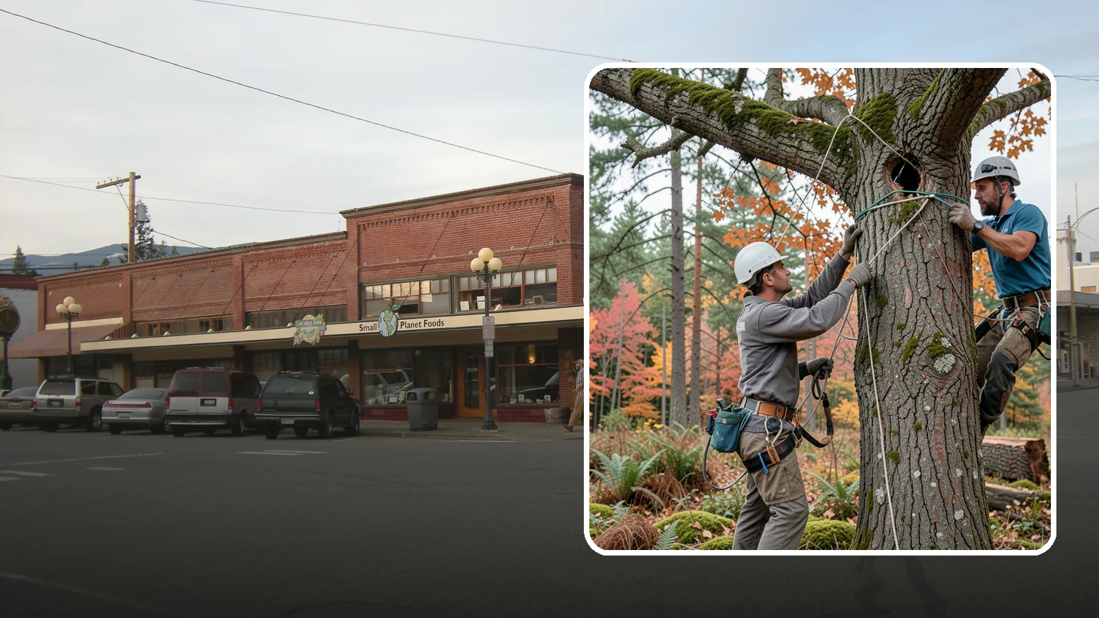 Dynamic cabling installation in Sedro-Woolley, Skagit County, WA - The installation of flexible support systems that allow natural movement.
