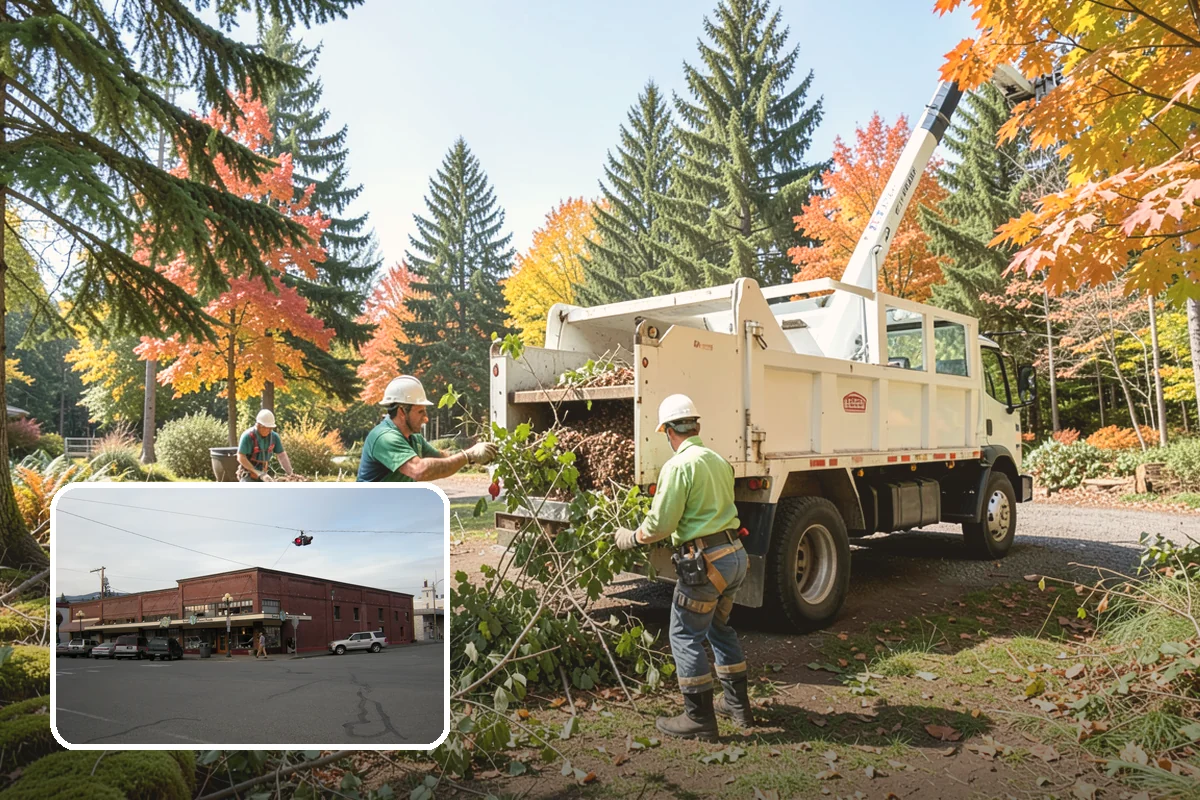 Dynamic cabling installation in Sedro-Woolley, Skagit County, WA - Reduces the risk of limb or stem failure