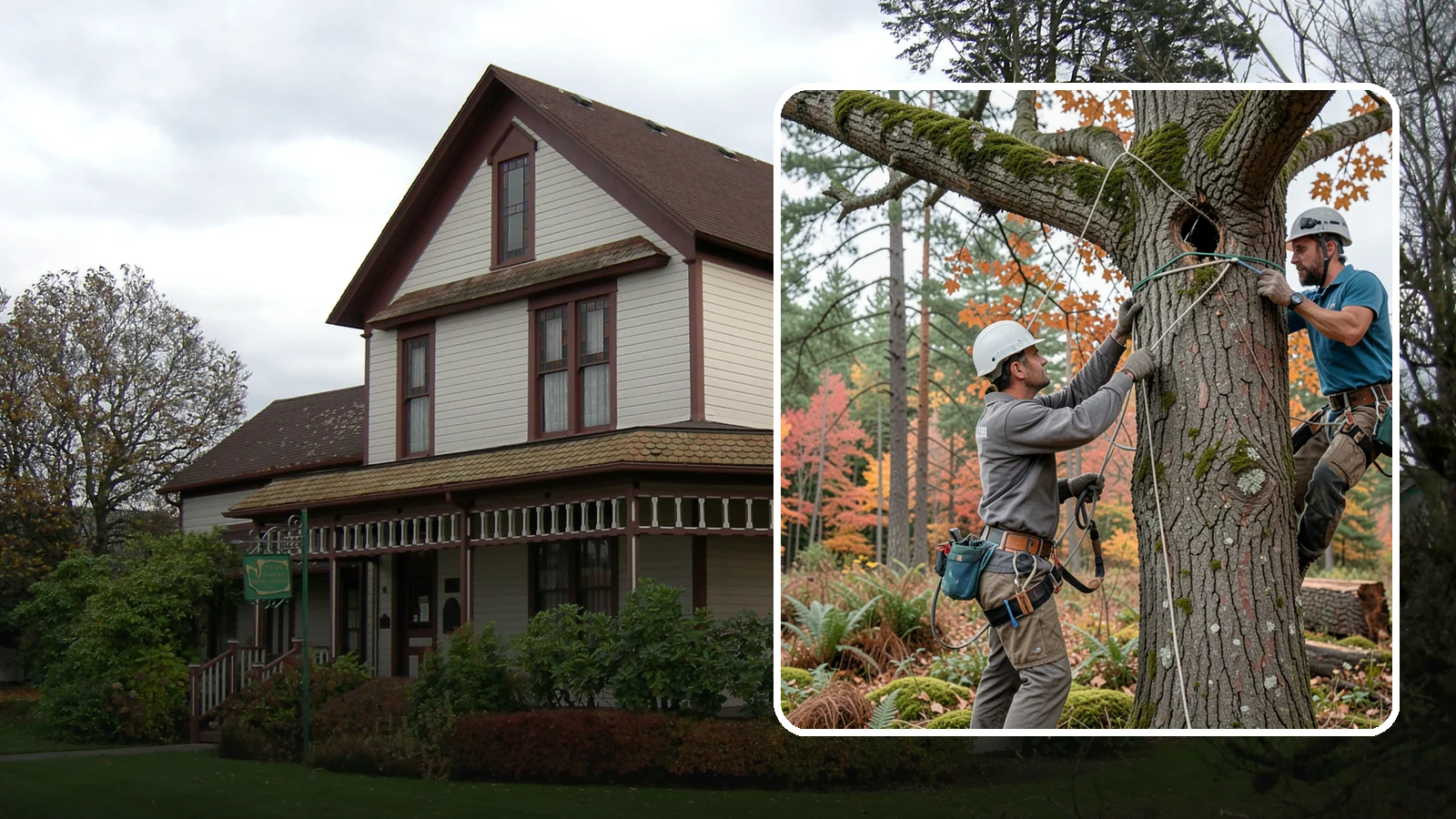 Dynamic cabling installation in Sumner, Pierce County, WA - The installation of flexible support systems that allow natural movement.