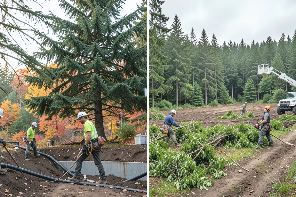 Dynamic cabling installation in Sumner, Pierce County, WA - Assess structural defects and load paths