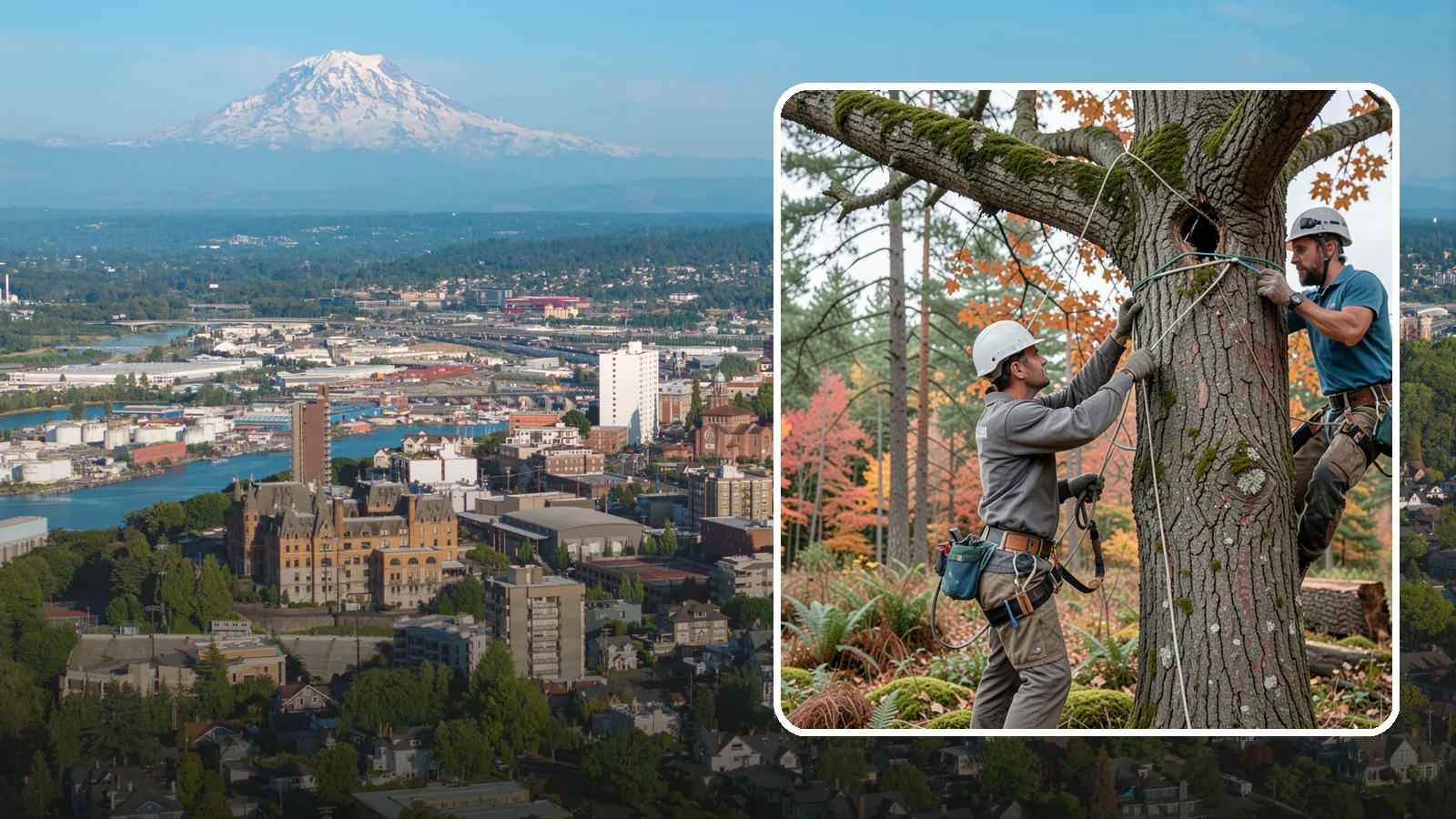 Dynamic cabling installation in Tacoma, Pierce County, WA - The installation of flexible support systems that allow natural movement.