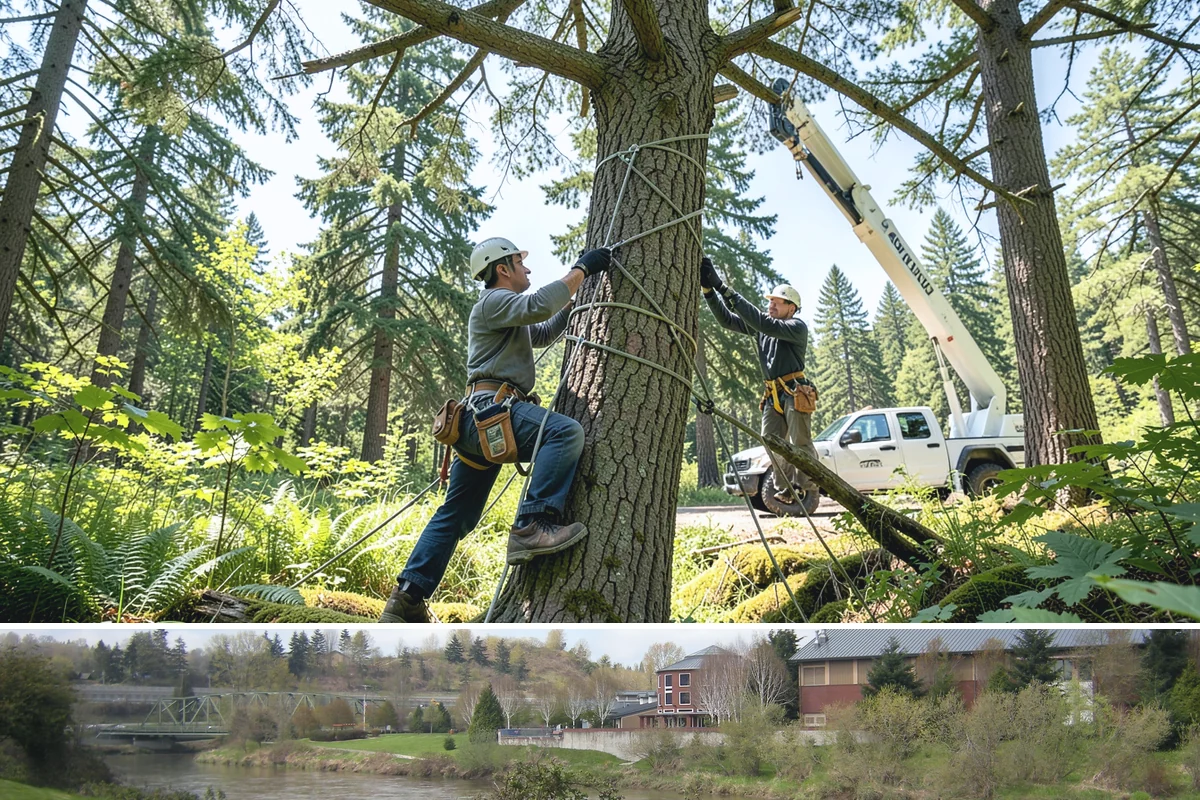 Dynamic cabling installation in Tukwila, King County, WA - Work should follow recognized arboricultural standards matched to current site conditions rather than a fixed season.