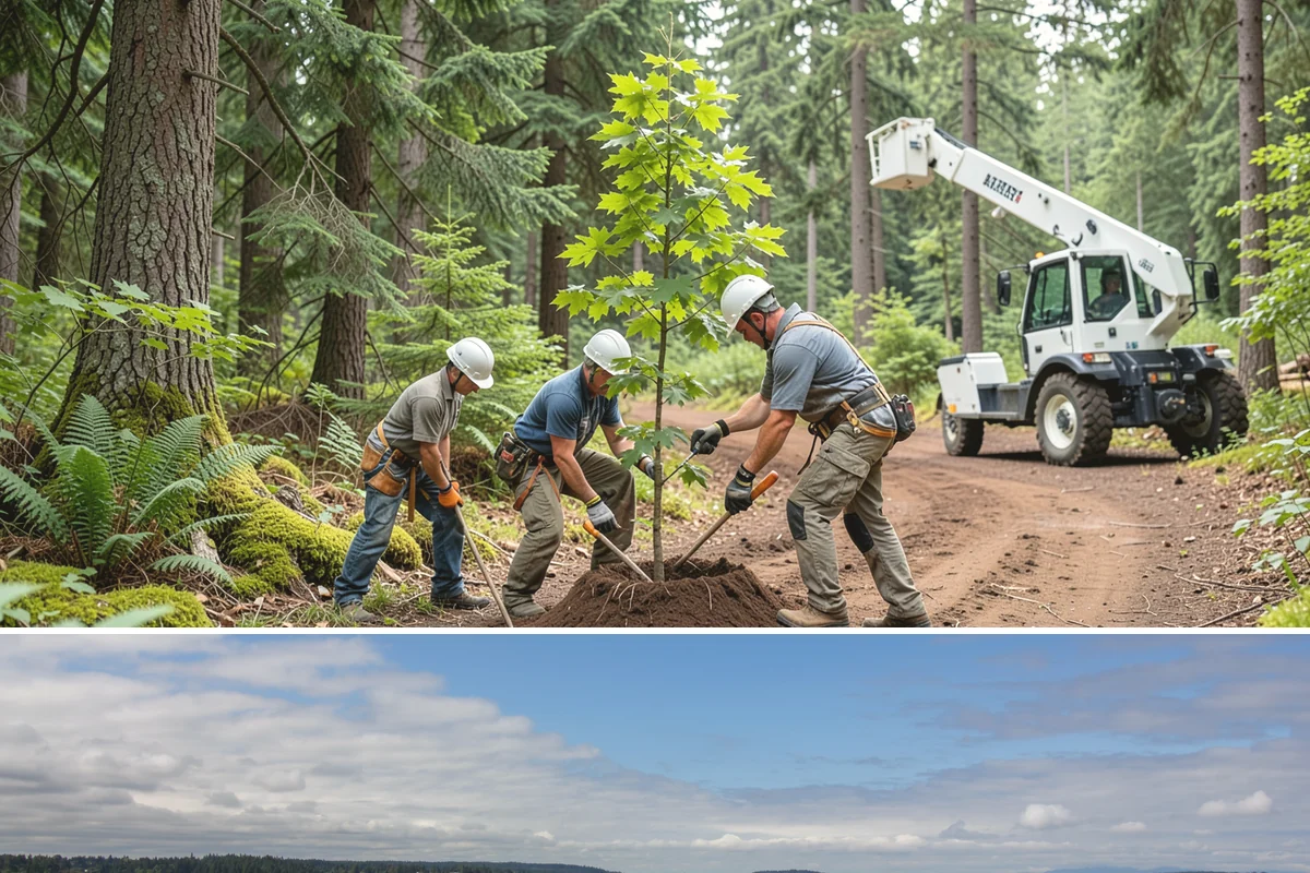 Dynamic cabling installation in University Place, Pierce County, WA - Work should follow recognized arboricultural standards matched to current site conditions rather than a fixed season.