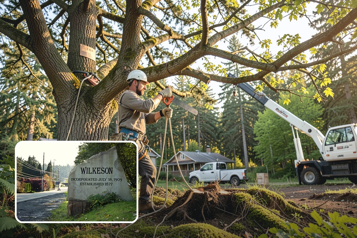 Dynamic cabling installation in Wilkeson, Pierce County, WA - Reduces the risk of limb or stem failure