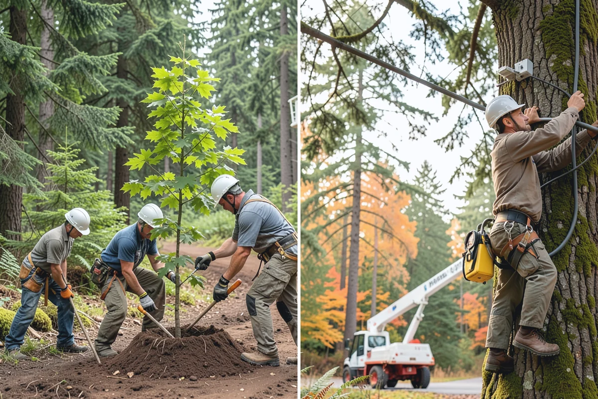 Dynamic cabling installation in Wilkeson, Pierce County, WA - Assess structural defects and load paths