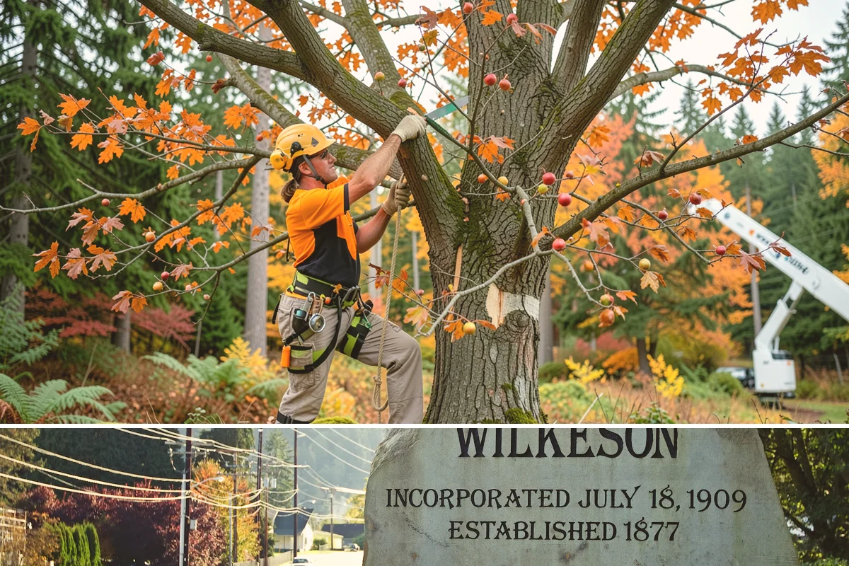Dynamic cabling installation in Wilkeson, Pierce County, WA - Work should follow recognized arboricultural standards matched to current site conditions rather than a fixed season.