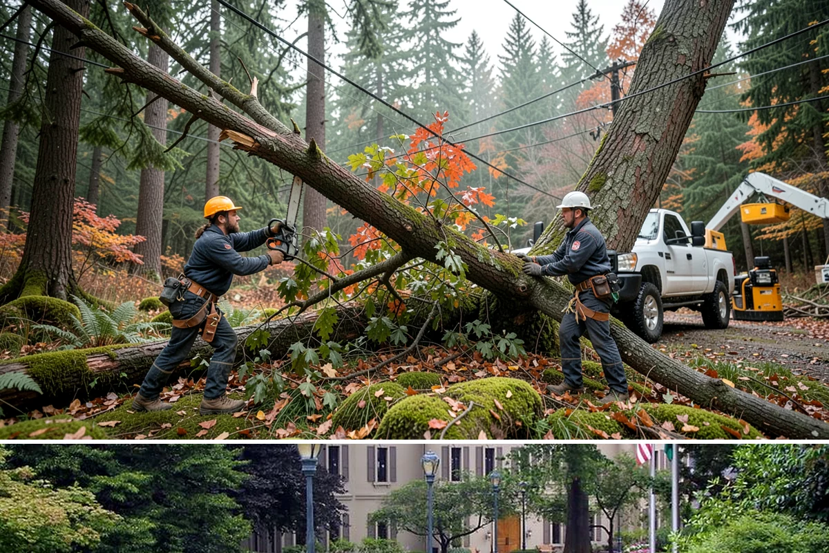 Dynamic cabling installation in Woodinville, King County, WA - Work should follow recognized arboricultural standards matched to current site conditions rather than a fixed season.