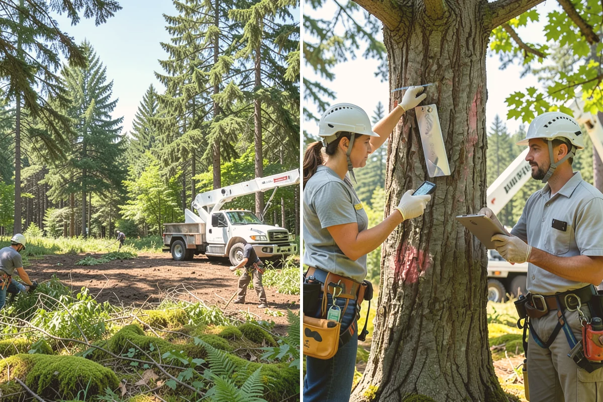 Emergency on-call arborist in Algona, King County, WA - Gather site and tree information