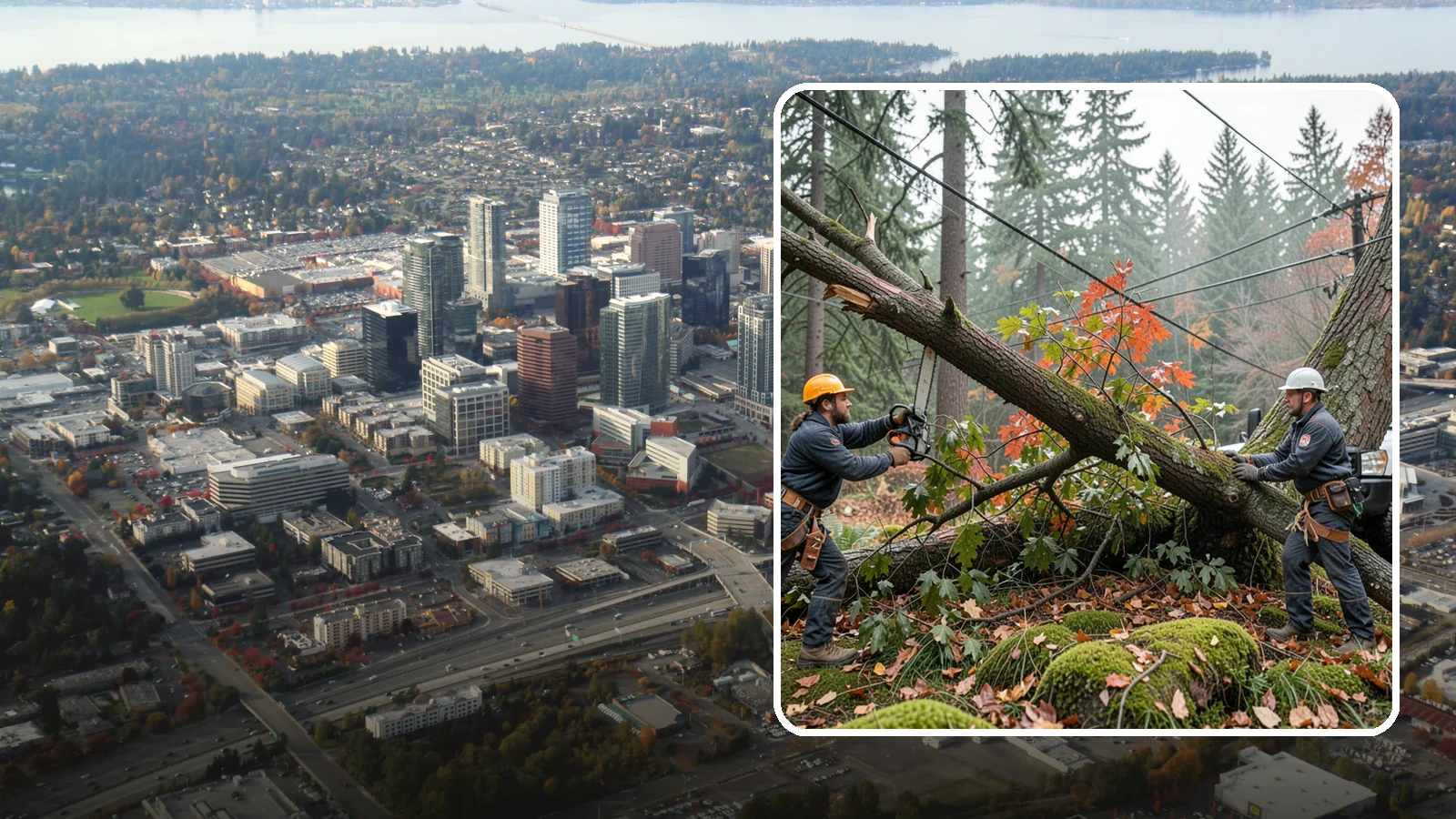 Emergency on-call arborist in Bellevue, King County, WA - On-call access to an arborist for urgent situations.