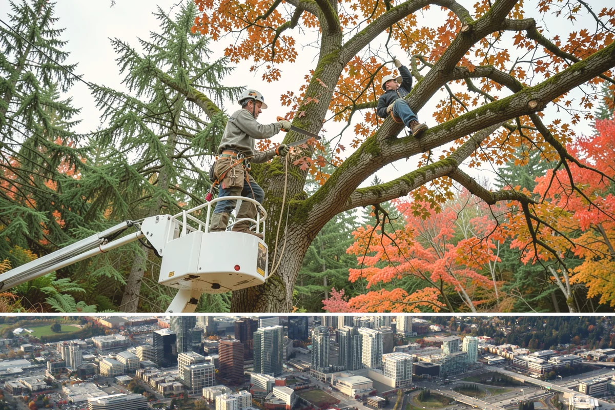 Emergency on-call arborist in Bellevue, King County, WA - This service can be performed year-round in Puget Sound weather but may face logistical challenges during heavy rain or snow that...