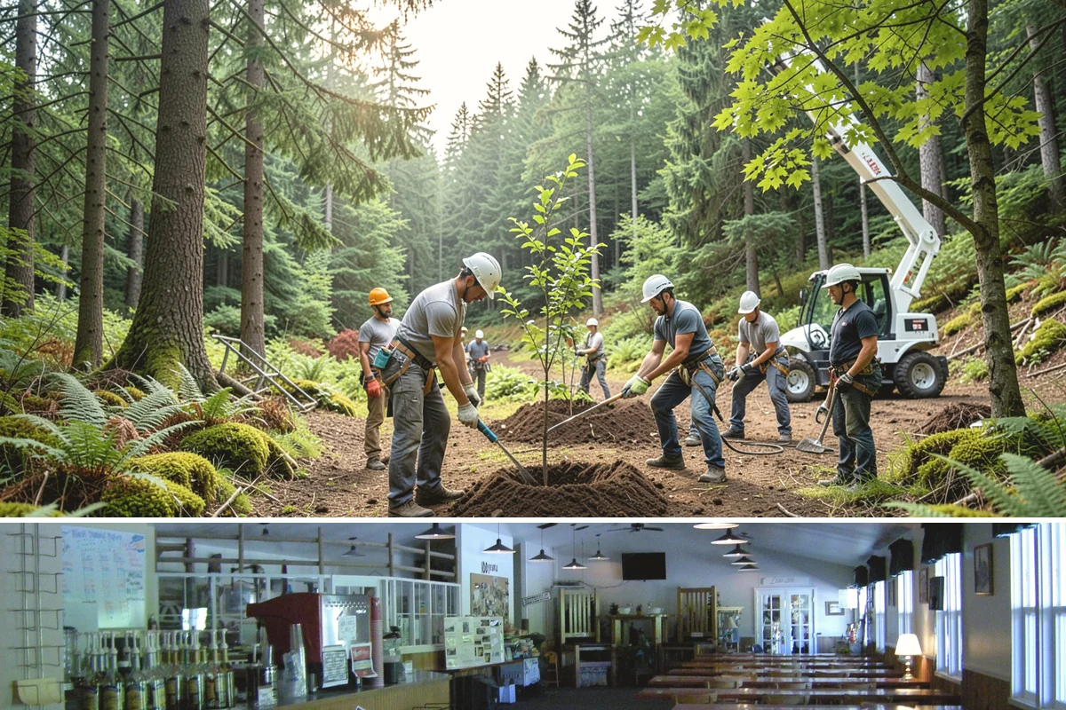 Emergency on-call arborist in Black Diamond, King County, WA - This service can be performed year-round in Puget Sound weather but may face logistical challenges during heavy rain or snow that...