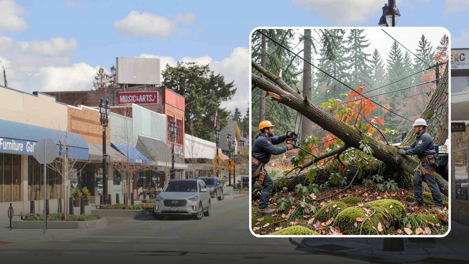 Emergency on-call arborist in Bothell, King County, WA - On-call access to an arborist for urgent situations.