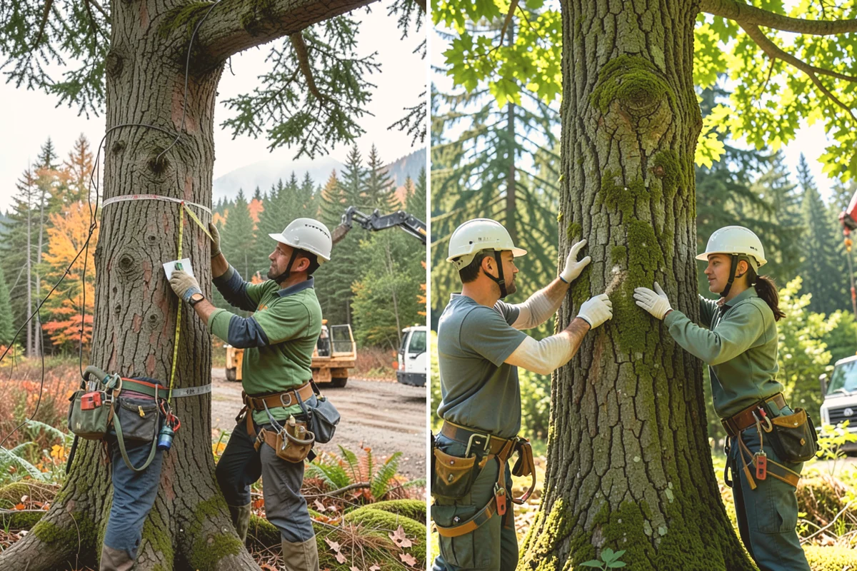 Emergency on-call arborist in Bothell, King County, WA - Gather site and tree information