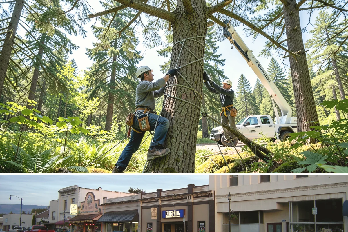 Emergency on-call arborist in Burlington, Skagit County, WA - This service can be performed year-round in Puget Sound weather but may face logistical challenges during heavy rain or snow that...