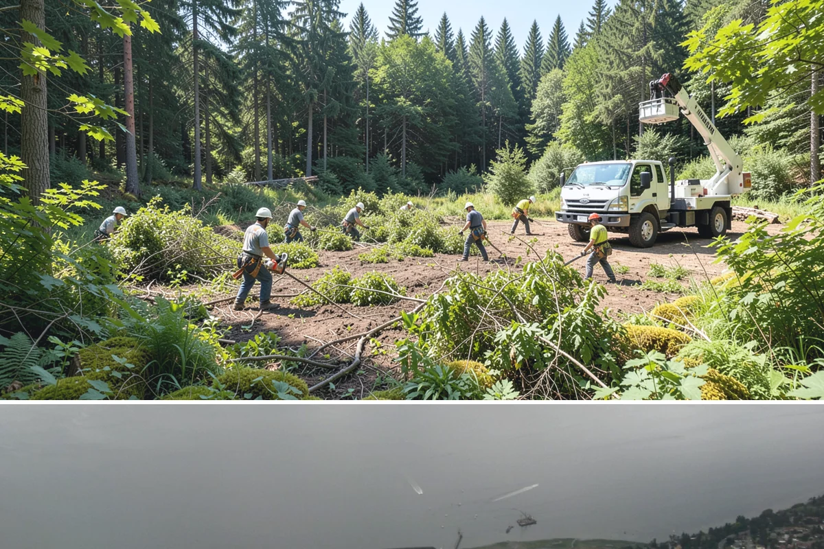 Emergency on-call arborist in Des Moines, King County, WA - This service can be performed year-round in Puget Sound weather but may face logistical challenges during heavy rain or snow that...