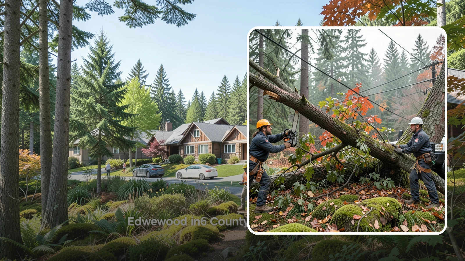 Emergency on-call arborist in Edgewood, Pierce County, WA - On-call access to an arborist for urgent situations.