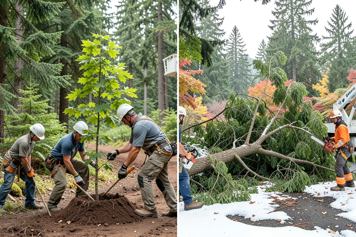 Emergency on-call arborist in Enumclaw, King County, WA - Gather site and tree information