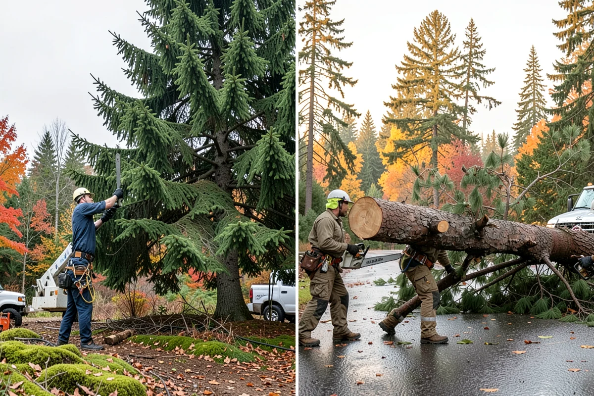 Emergency on-call arborist in Federal Way, King County, WA - Gather site and tree information